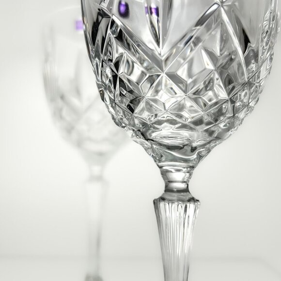 Mikasa Waterford Crystal Goblets | Wine Glasses | Beautiful Glassware for Two - Picture 6 of 8